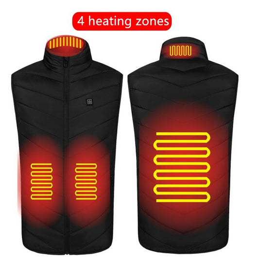 Heated Vest Washable Usb Charging Electric Winter Clothes - FlexFinds