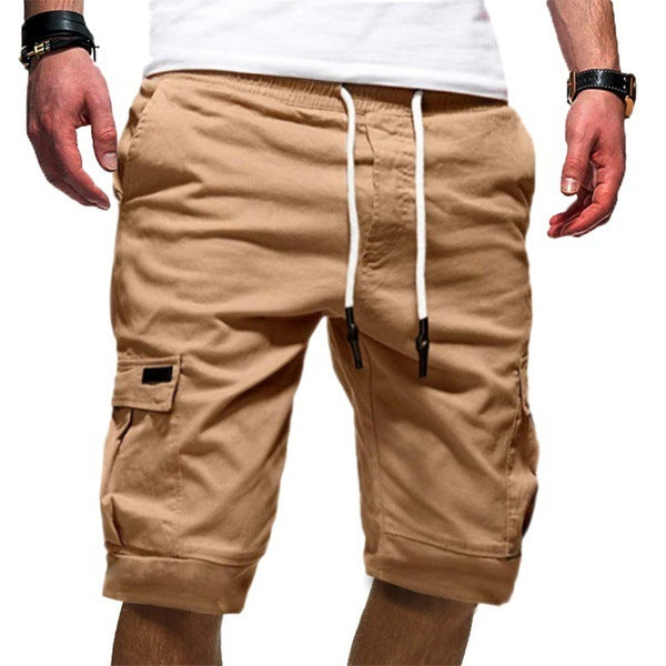 Men Casual Jogger Sports Cargo Shorts Military Combat Workout Gym Trousers Summer Mens Clothing - FlexFinds