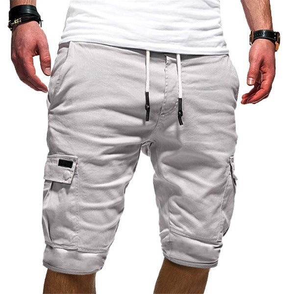 Men Casual Jogger Sports Cargo Shorts Military Combat Workout Gym Trousers Summer Mens Clothing - FlexFinds