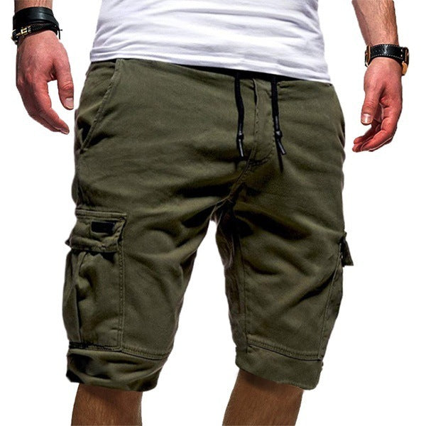 Men Casual Jogger Sports Cargo Shorts Military Combat Workout Gym Trousers Summer Mens Clothing - FlexFinds