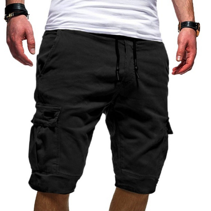 Men Casual Jogger Sports Cargo Shorts Military Combat Workout Gym Trousers Summer Mens Clothing - FlexFinds