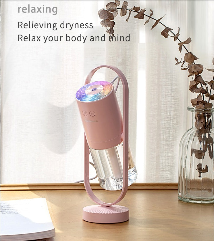 Magic Shadow USB Air Humidifier For Home With Projection Night Lights Ultrasonic Car Mist Maker Mini Office Air Purifier - FlexFinds