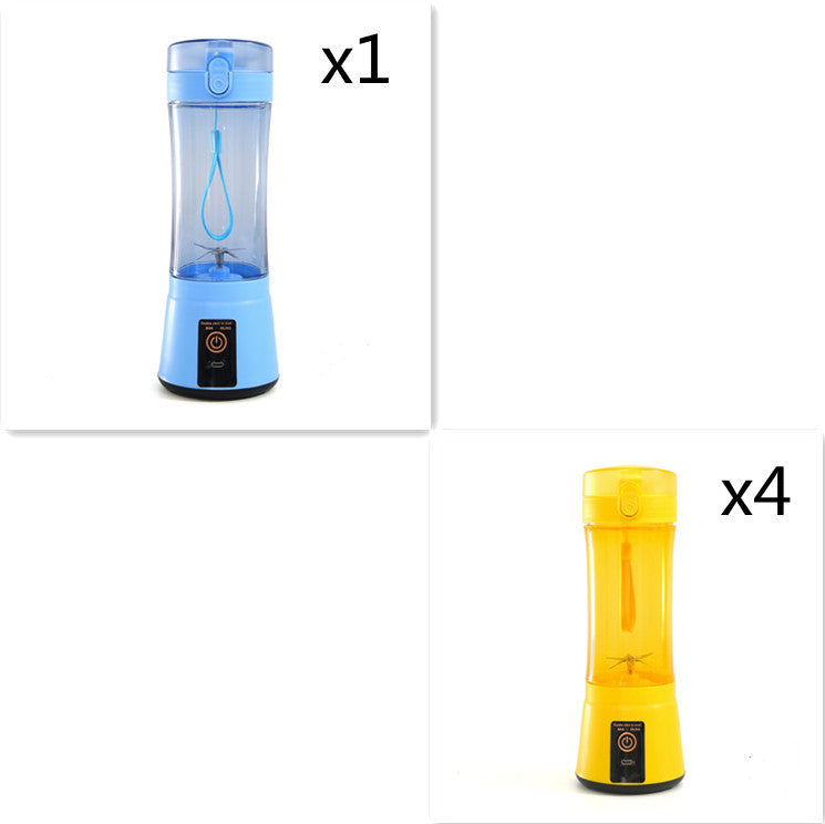 Portable Electric Fruit Juicer Wireless USB Rechargeable Mini Mixer Multifunction Summer Smoothie Blender Machine Kitchen Supplies - FlexFinds