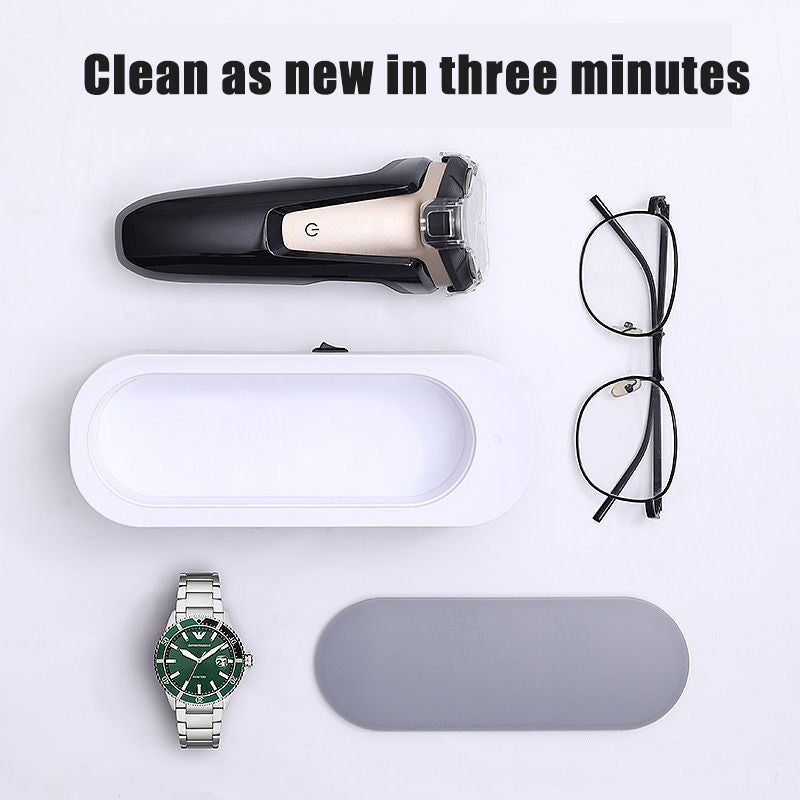 Ultrasonic Cleaning Machine High Frequency Vibration Wash Cleaner Washing Jewelry Glasses Watch Ring Dentures Cleaner - FlexFinds