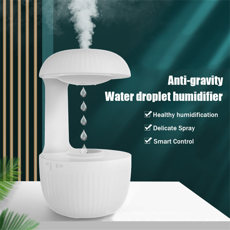 Anti-gravity Air Humidifier Mute Countercurrent Humidifier Levitating Water Drops Cool Mist Maker Fogger Relieve Fatigue - FlexFinds