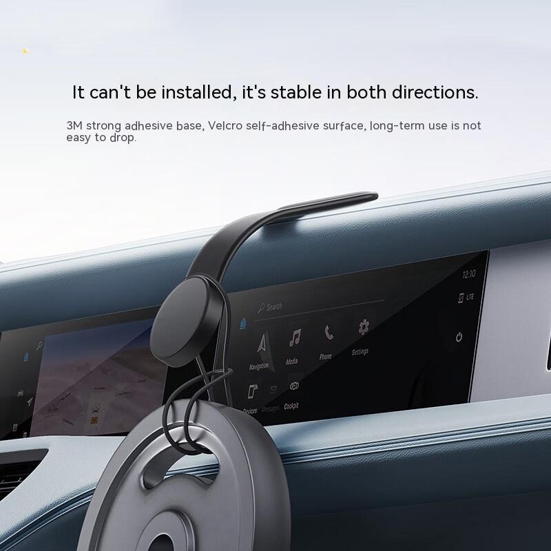 Magnetic Bendable Car Mobile Phone Holder Wireless Charger Phone Holder 15W Car Dash Mount Compatible With Phone - FlexFinds