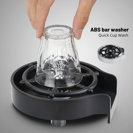 Bar Counter Cup Washer Sink High-pressure Spray Automatic Faucet Coffee Pitcher Wash Cup Tool Kitchen - FlexFinds