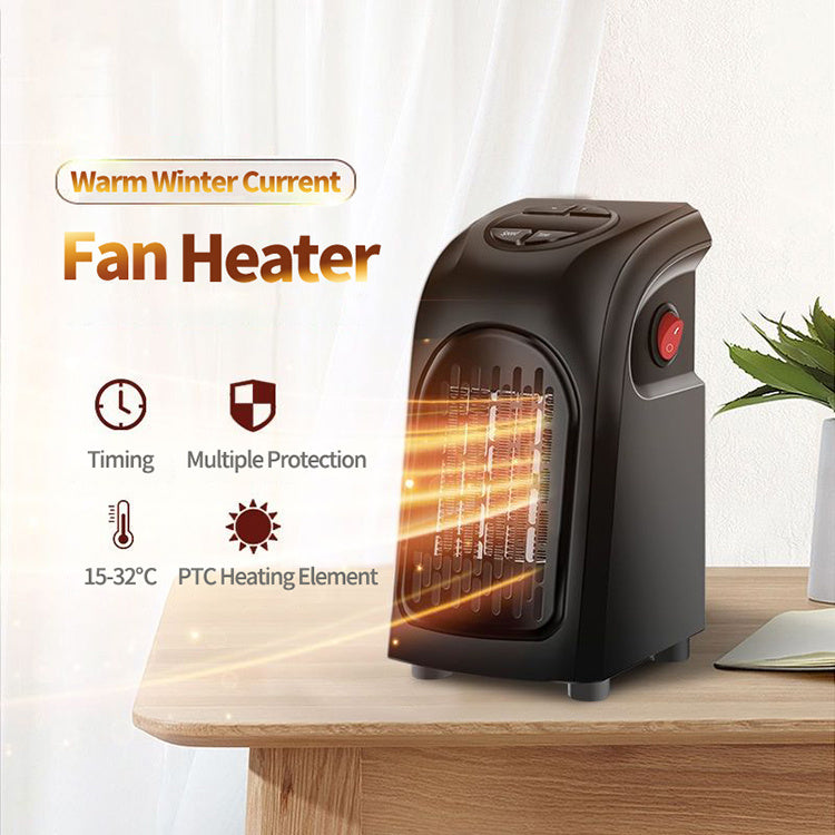 Winter Air Heater Fan Heater Electric Home Heaters Mini Room Air Wall Heater Ceramic Heating Warmer Fan For Home Office Camping - FlexFinds