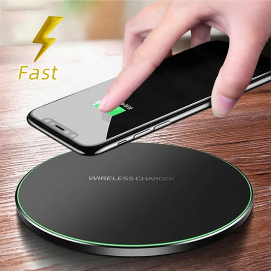 Wireless Charger For I-Phone Fast Wireless Charging Pad For Sam-sung High Speed - FlexFinds