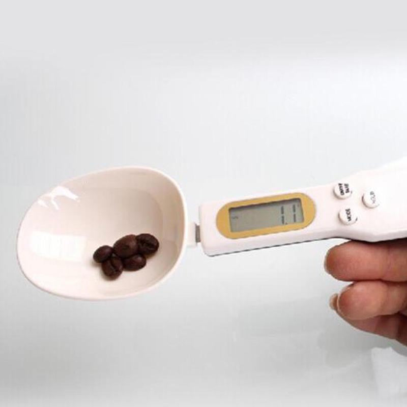 LCD Digital Kitchen Scale Electronic Cooking Food Weight Measuring Spoon Grams Coffee Tea Sugar Spoon Scale Kitchen Tools - FlexFinds