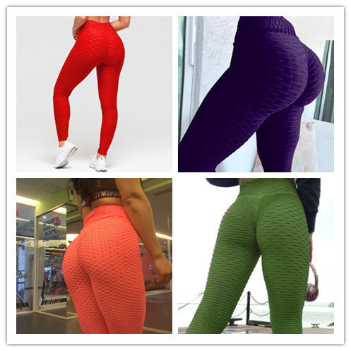 Booty-Lifting Anti-Cellulite Scrunch Leggings (No Pocket) - FlexFinds