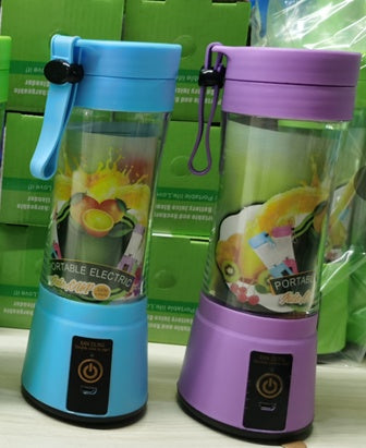 Portable Blender With USB Rechargeable Mini Kitchen Fruit Juice Mixer Home Simple Portable Electric Mini Juicer - FlexFinds