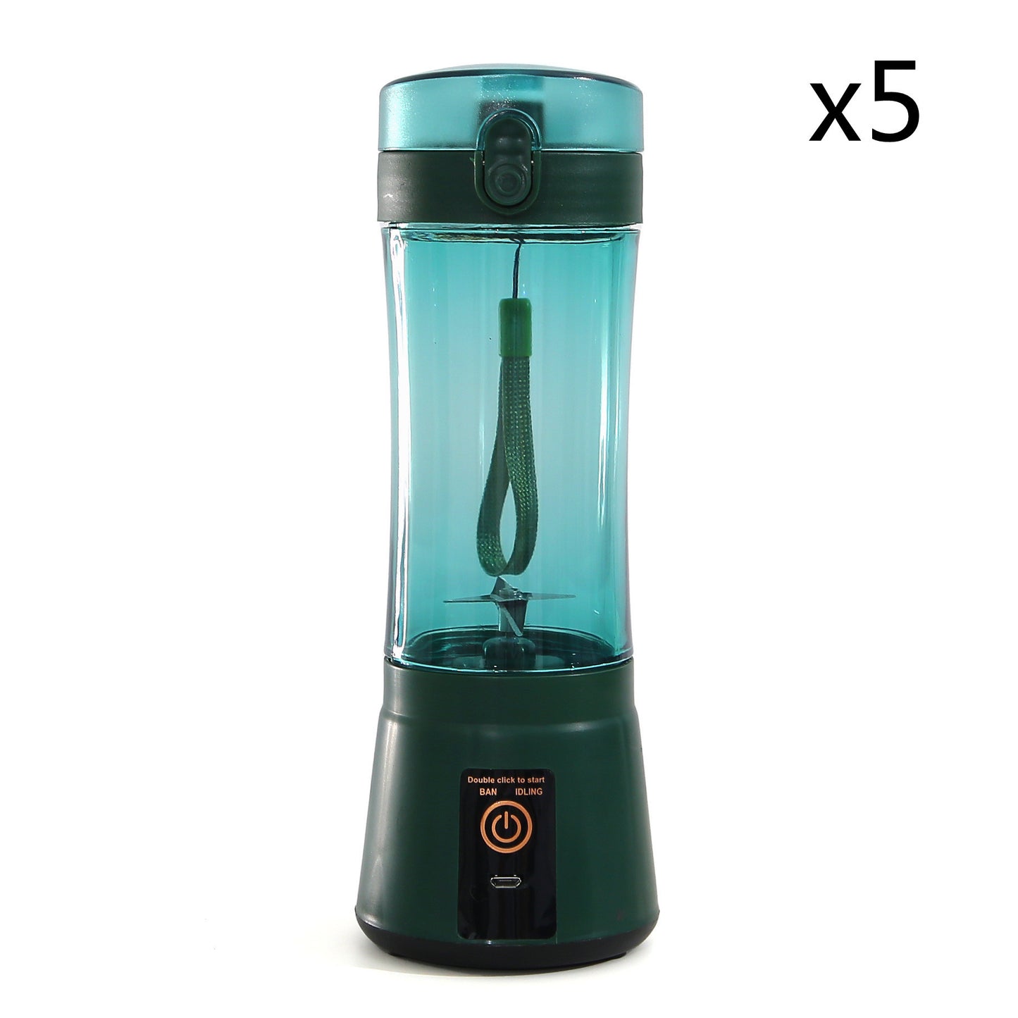 Portable Electric Fruit Juicer Wireless USB Rechargeable Mini Mixer Multifunction Summer Smoothie Blender Machine Kitchen Supplies - FlexFinds