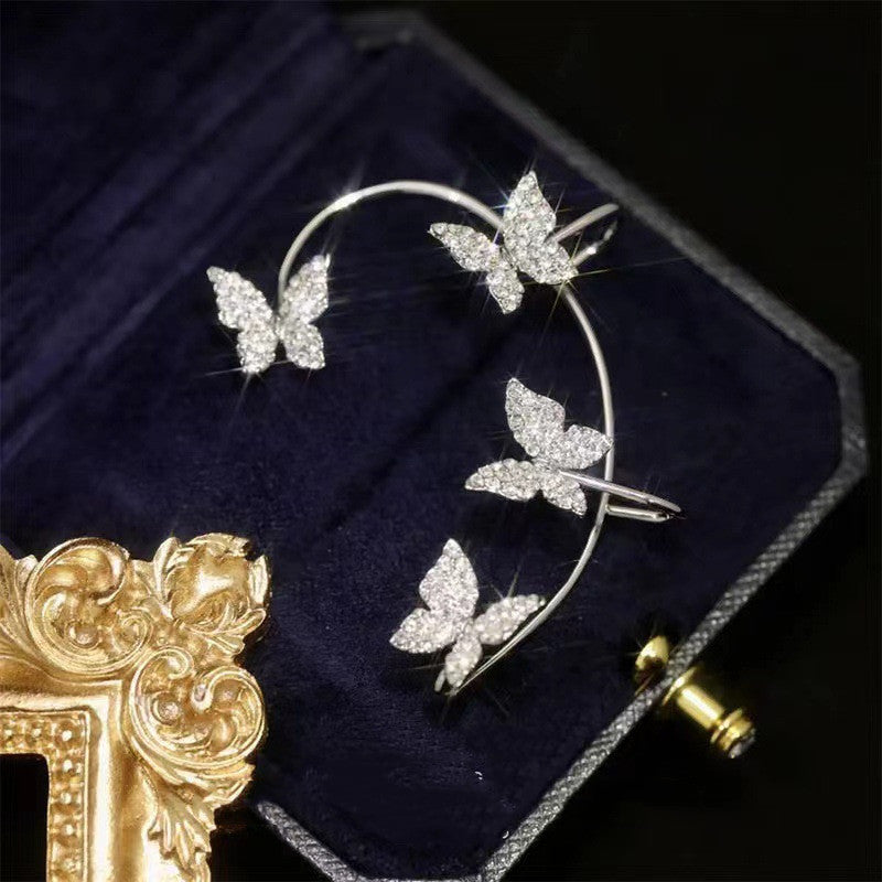 Butterfly Fashion Earrings – Ear Clip and Hook Jewelry - FlexFinds