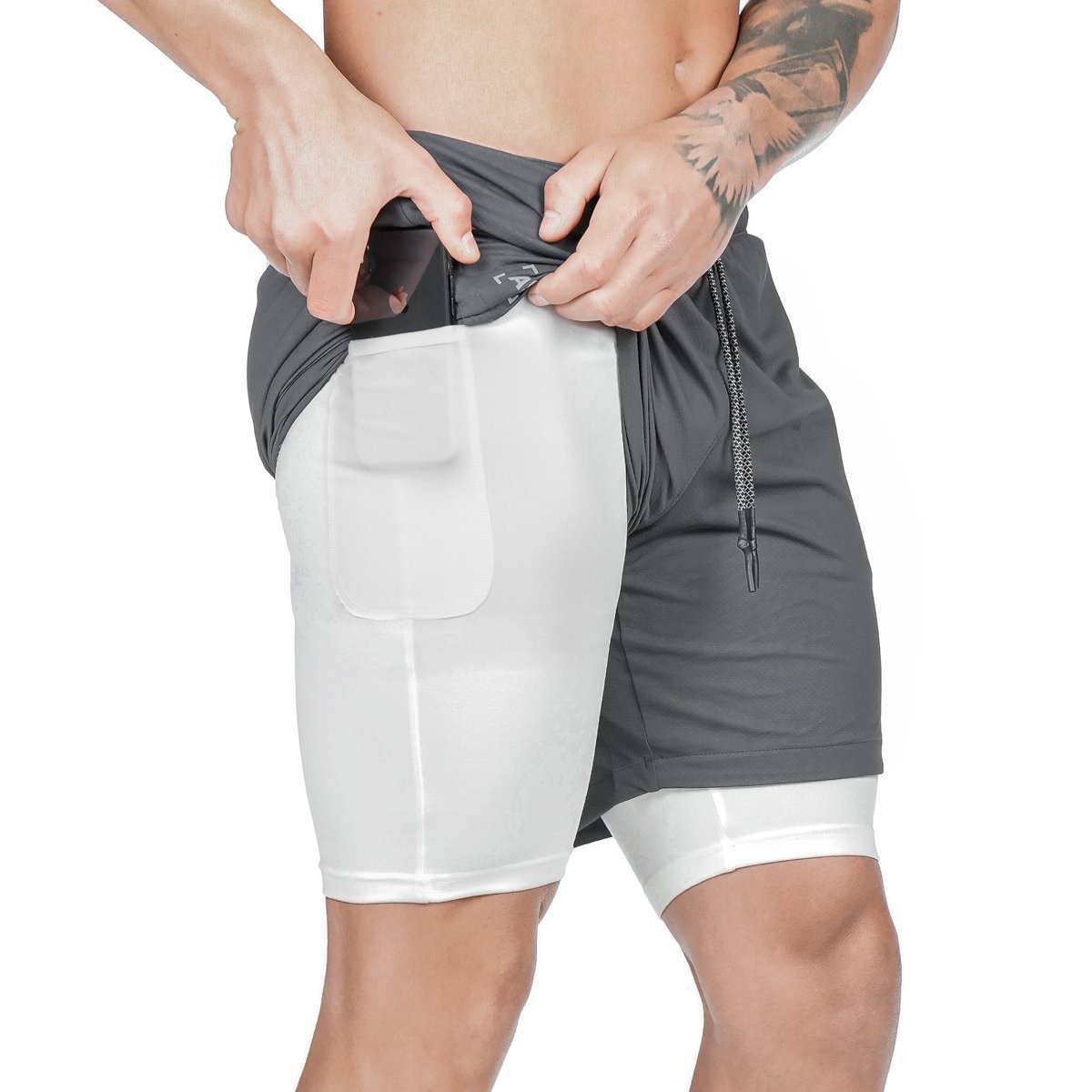 Pocket Compression Shorts - FlexFinds