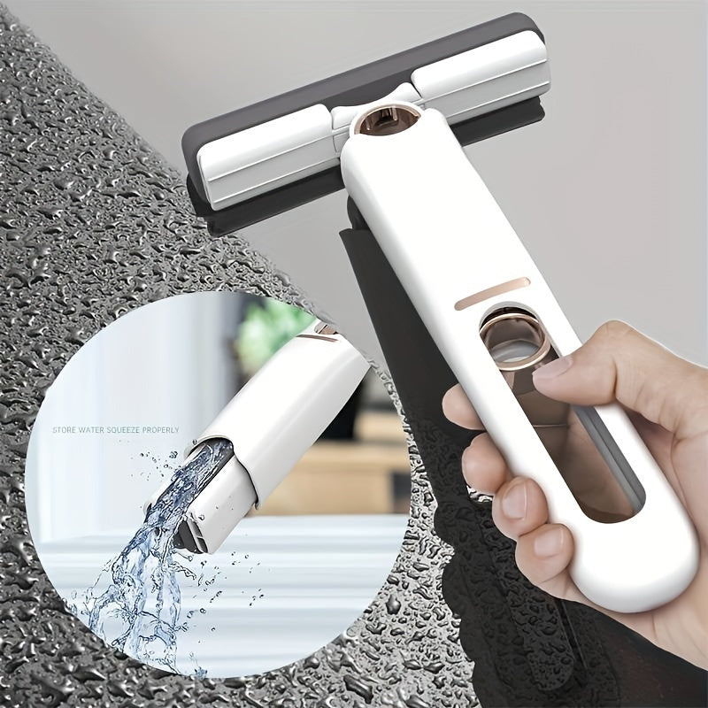 New Portable Self-NSqueeze Mini Mop, Lazy Hand Wash-Free Strong Absorbent Mop Multifunction Portable Squeeze Cleaning Mop Desk Window Glass Cleaner Kitchen Car Sponge Cleaning Mop Home Cleaning Tools - FlexFinds