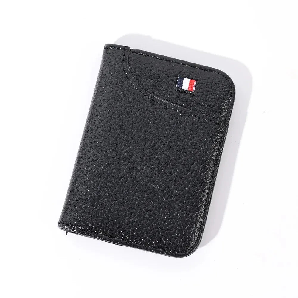 Portable Super Slim PU Leather Wallet for Men – Mini ID and Credit Card Holder, Compact and Lightweight - FlexFinds