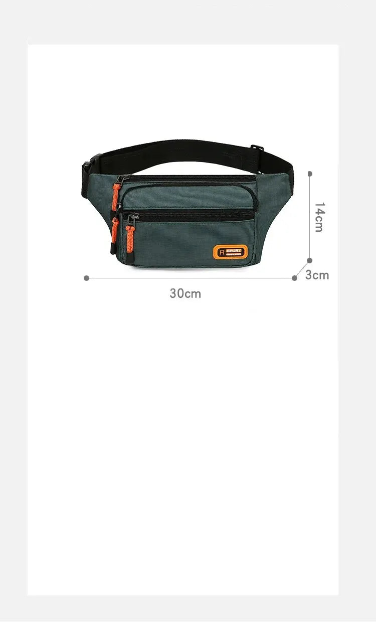 Multifunctional Wear-Resistant Mobile Waist Bag – Large Capacity, Anti-Splash Design for Men and Women, Ideal for Business or Construction Sites - FlexFinds