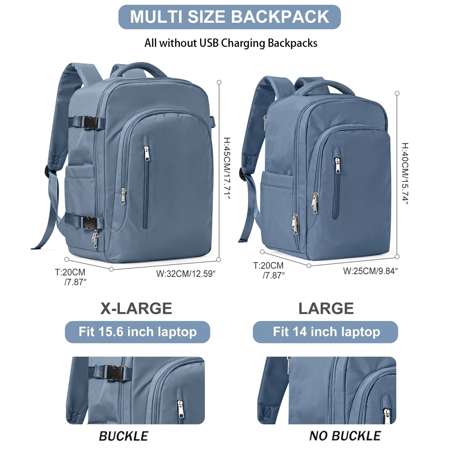 Large-Capacity Travel Laptop Backpack for Women and Men – EasyJet Carry-On 45x36x20, Ryanair 40x20x25 Cabin Backpack - FlexFinds