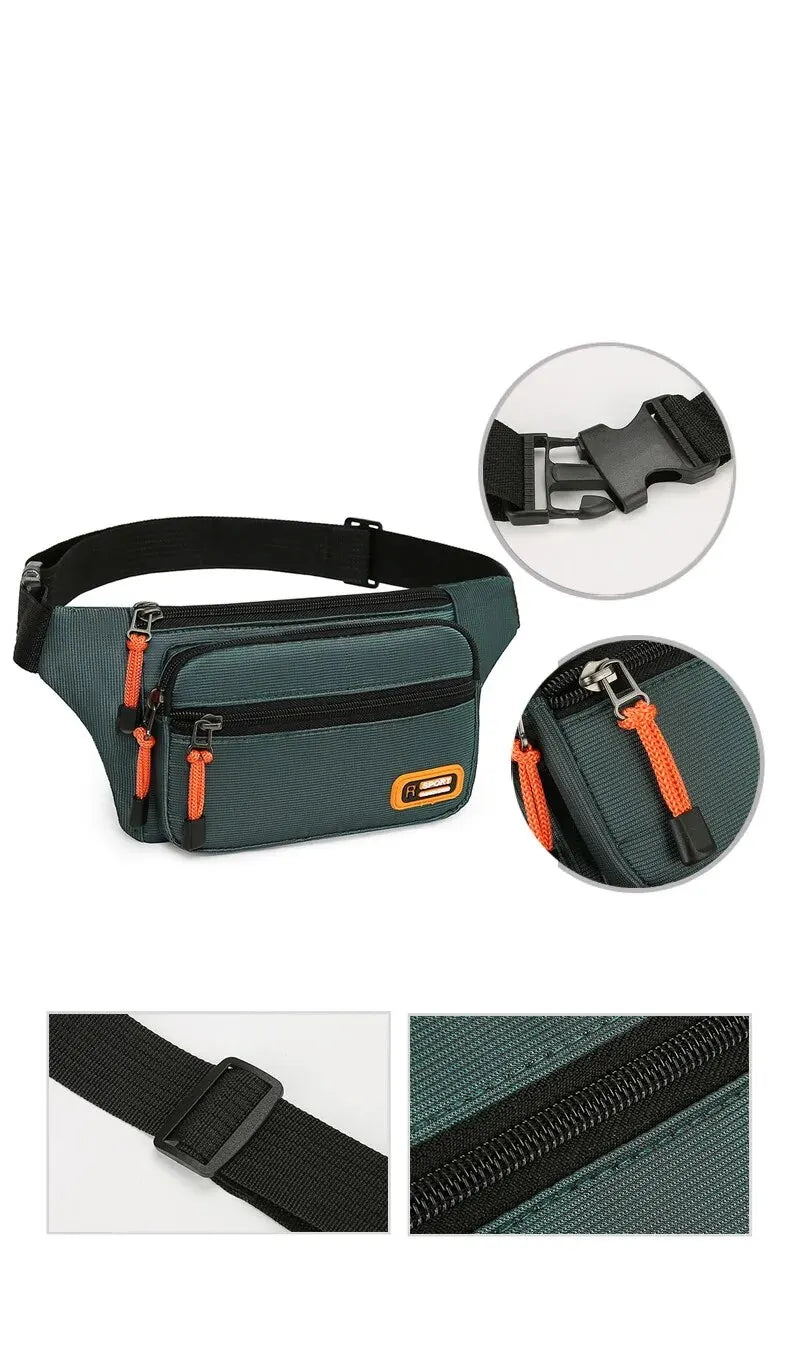 Multifunctional Wear-Resistant Mobile Waist Bag – Large Capacity, Anti-Splash Design for Men and Women, Ideal for Business or Construction Sites - FlexFinds