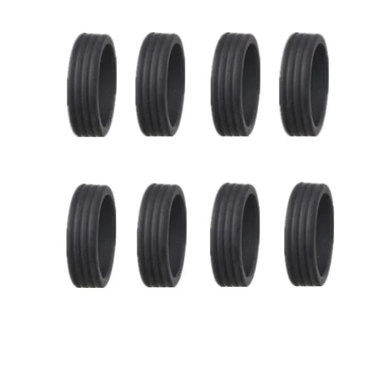 8pcs Luggage Roller Rubber Covers – Silent Trolley Wheel Protectors for Dual-Wheel Luggage - FlexFinds