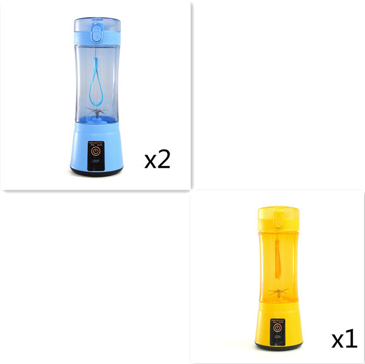 Portable Electric Fruit Juicer Wireless USB Rechargeable Mini Mixer Multifunction Summer Smoothie Blender Machine Kitchen Supplies - FlexFinds