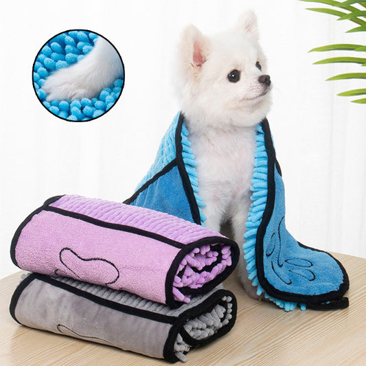 Dogs Cats Towels Super Absorbent Dog Bathrobe Microfiber Bath Towels Quick-Drying Cat Bath Towel For Pets Towel Dog Towels Pet Products - FlexFinds