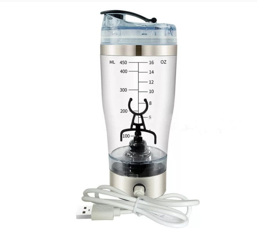 Electric Protein Shake Stirrer USB Shake Bottle Milk Coffee Blender Kettle Sports And Fitness Charging Electric Shaker Cup - FlexFinds