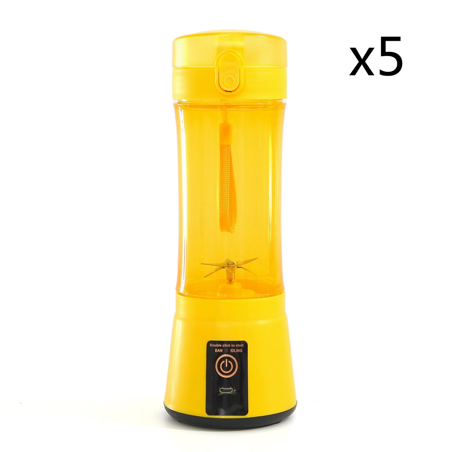 Portable Electric Fruit Juicer Wireless USB Rechargeable Mini Mixer Multifunction Summer Smoothie Blender Machine Kitchen Supplies - FlexFinds