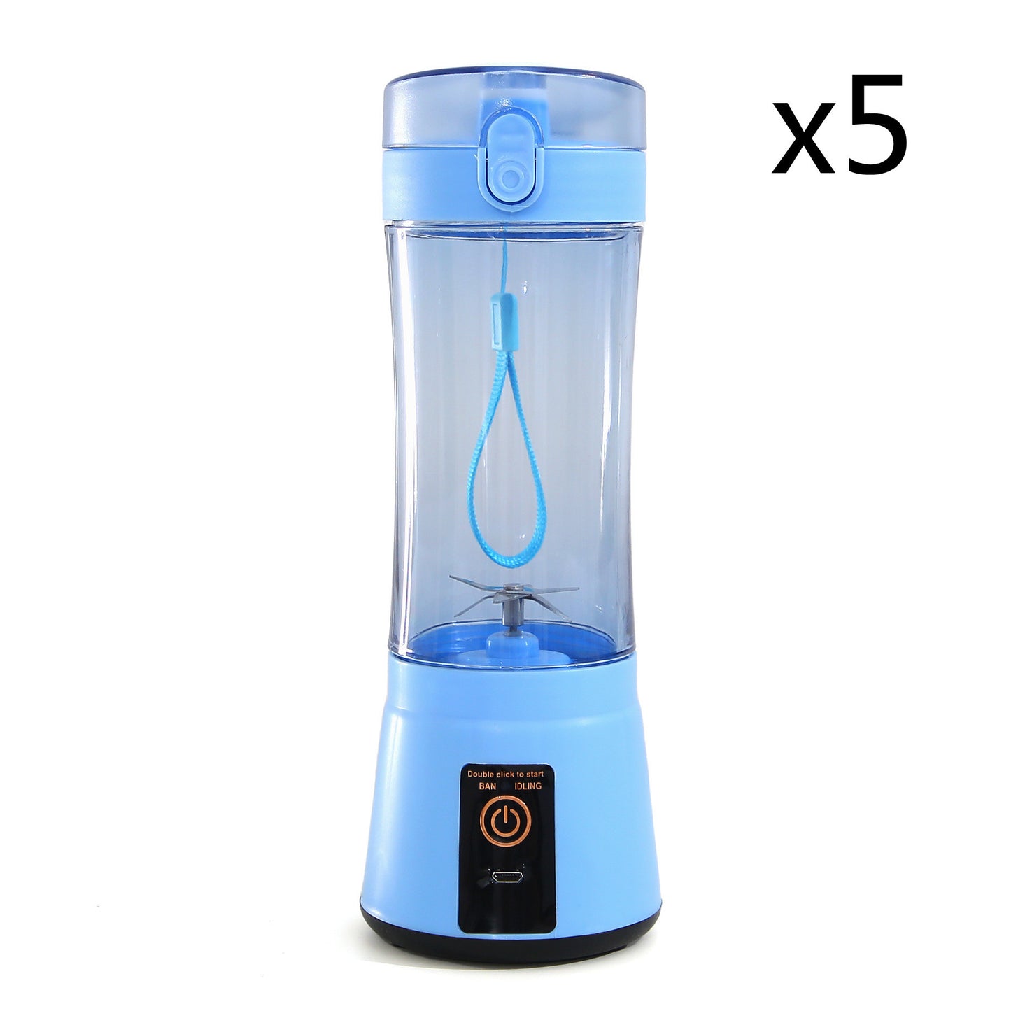 Portable Electric Fruit Juicer Wireless USB Rechargeable Mini Mixer Multifunction Summer Smoothie Blender Machine Kitchen Supplies - FlexFinds