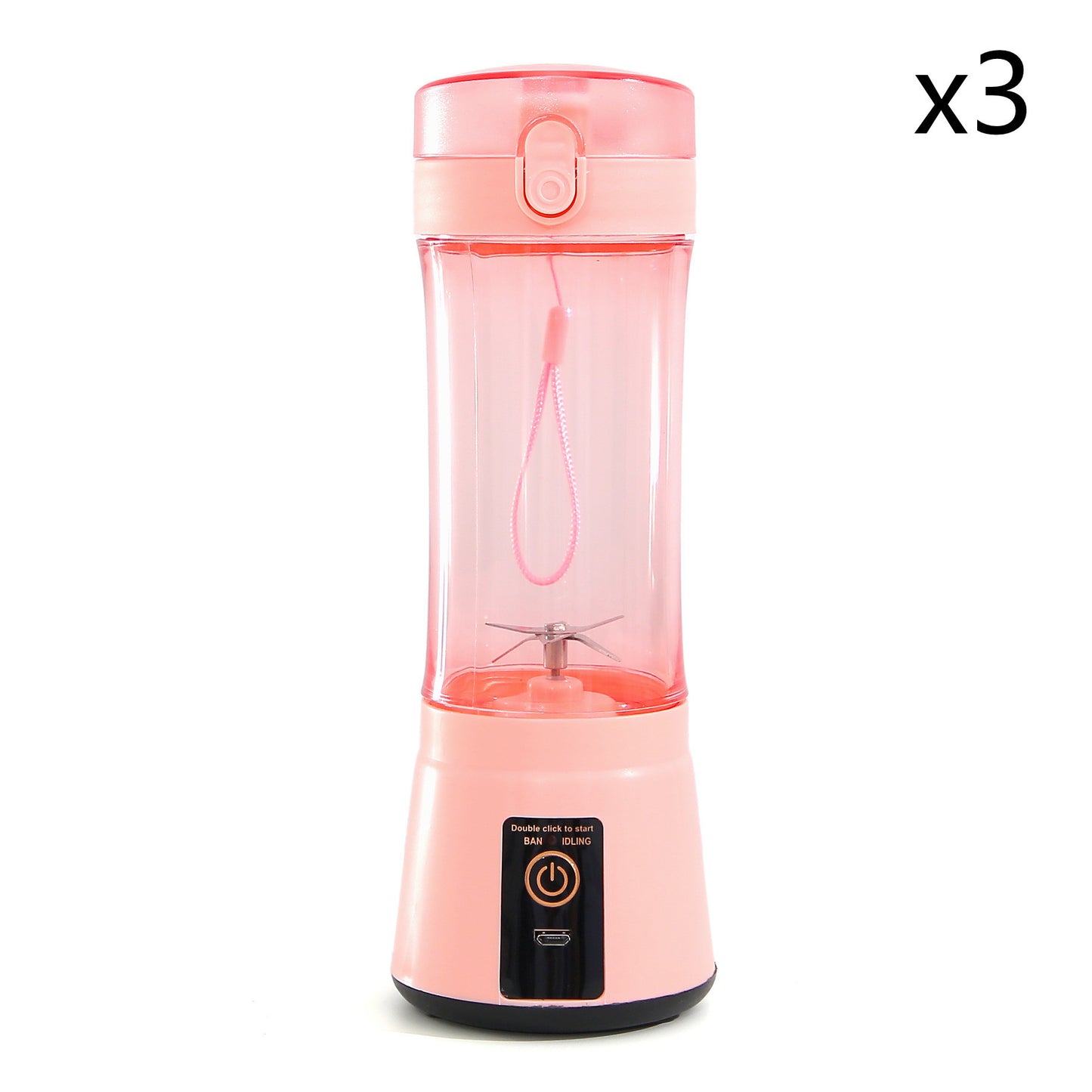 Portable Electric Fruit Juicer Wireless USB Rechargeable Mini Mixer Multifunction Summer Smoothie Blender Machine Kitchen Supplies - FlexFinds