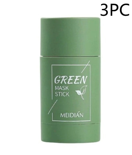 Green Tea Clay Stick Mask – Oil Control, Anti-Acne, Whitening, and Seaweed Skin Care - FlexFinds