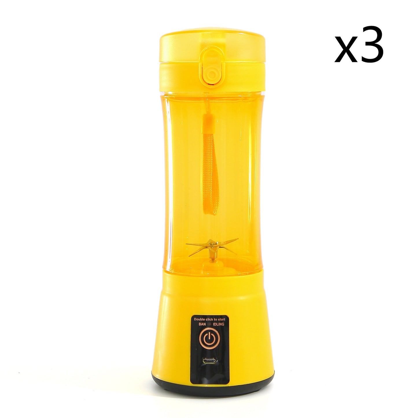 Portable Electric Fruit Juicer Wireless USB Rechargeable Mini Mixer Multifunction Summer Smoothie Blender Machine Kitchen Supplies - FlexFinds