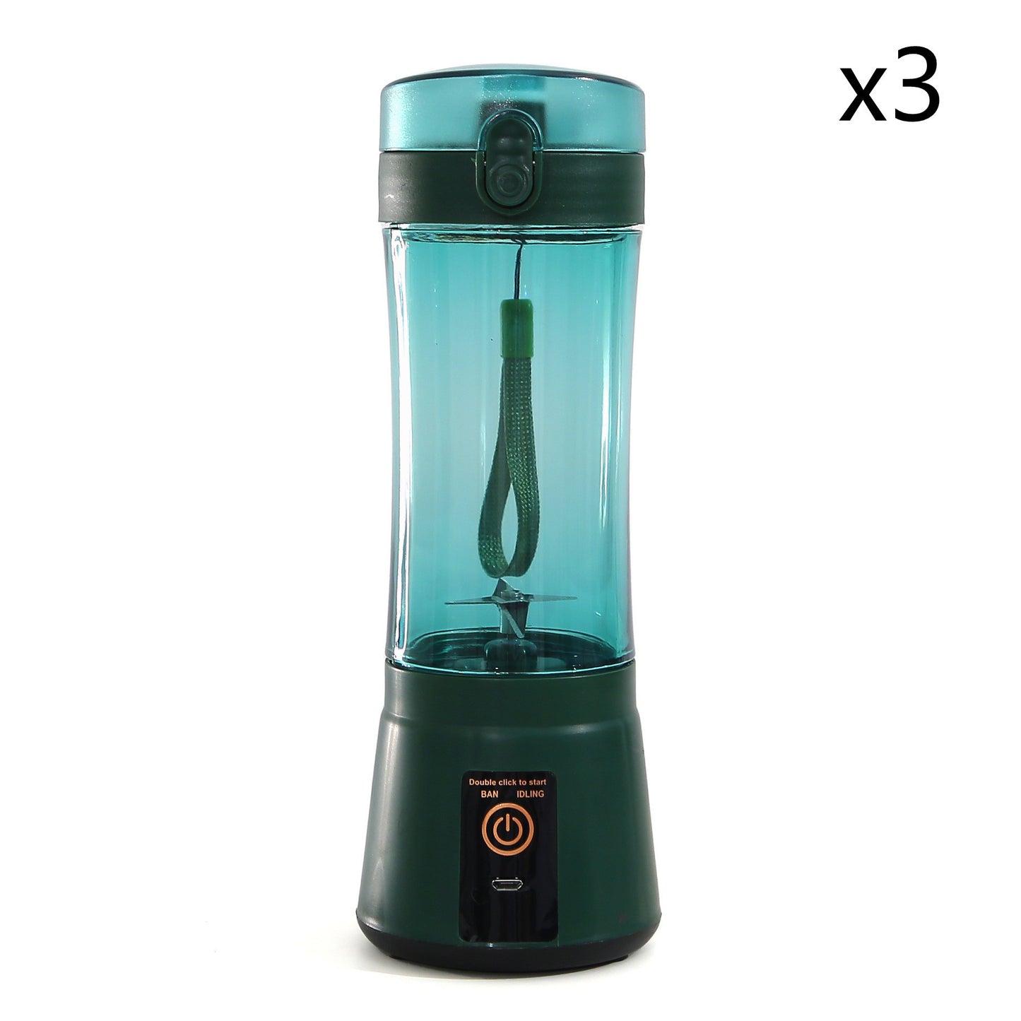 Portable Electric Fruit Juicer Wireless USB Rechargeable Mini Mixer Multifunction Summer Smoothie Blender Machine Kitchen Supplies - FlexFinds